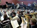 band of the grenadier guards plus special guests conducted by major barry wassell in a rehearsal of philip sparke's music of the spheres for a soon to be released cd.