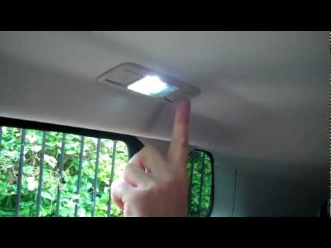 How to change the rear interior light bulbs on Range Rover Evoque