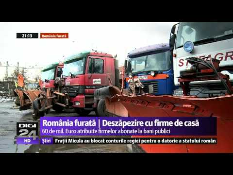 România furată | Afacerea contractelor de deszăpezire atribuite pe motiv de „extremă urgenţă”