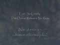 Ever So Lonely:  The Ocean Refuses No River