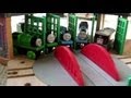 Thomas wants to pull the Christmas tree