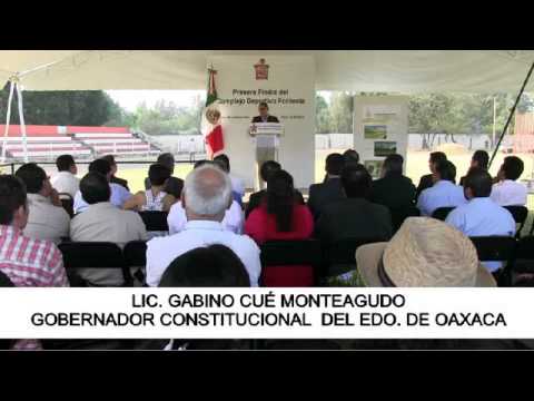 Coloca @GabinoCue primera piedra del Complejo Deportivo Poniente