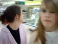 Tesco gurls speaking alien lauguage..1