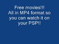 Free hq psp movies in mp4 format!