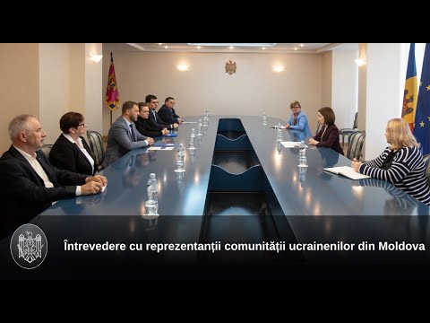 The Head of State met with representatives of the Ukrainian community in Moldova