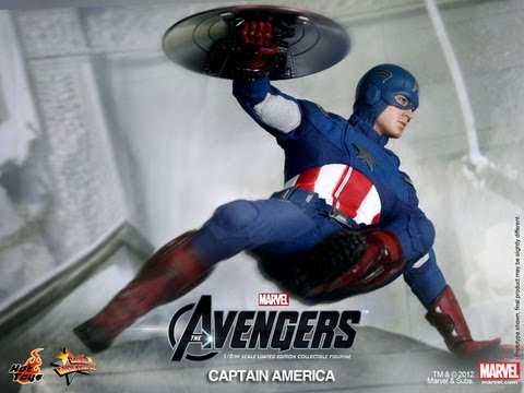 The Avengers Hot Toys Captain America Movie Masterpiece 1/6 Scale Collectible Figure Review