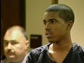 Murder suspect faints in court