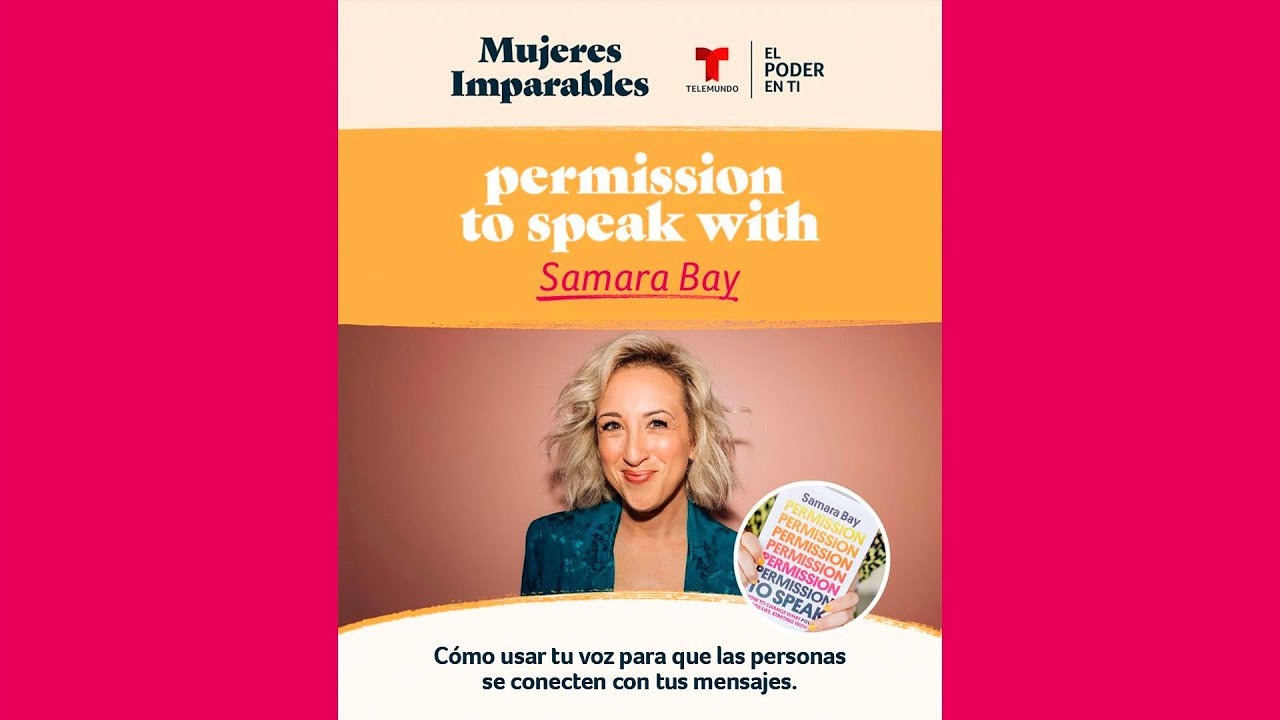 Permission to Speak: Como usar tu voz para que las personas se conecten con tus mensajes.