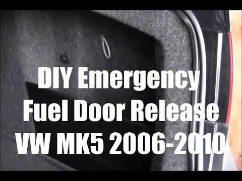 Emergency Manual Fuel Door Release VW Jetta Golf Passat MK5 MKV 2006 – 2010