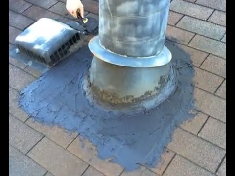 how to fix leak around chimney