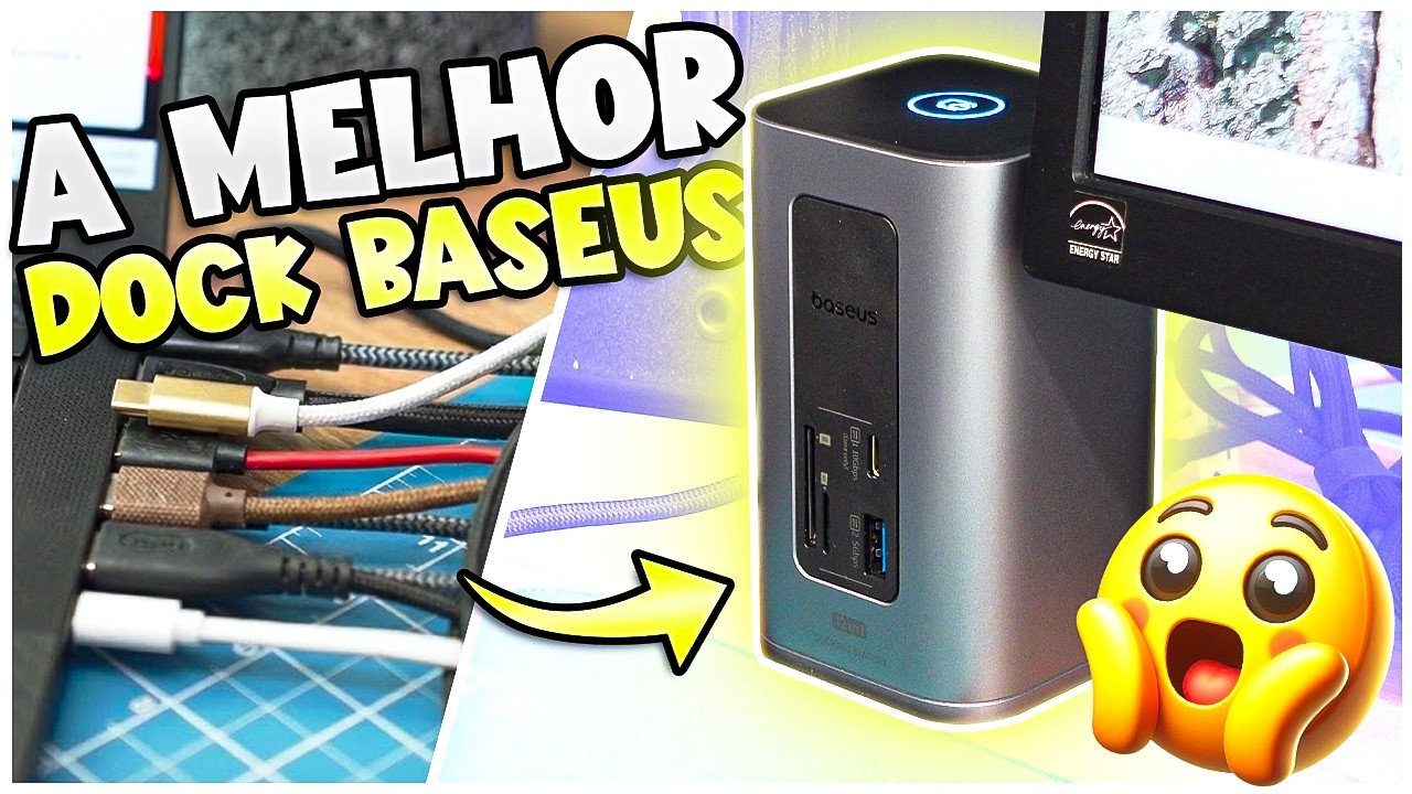 A DOCK mais COMPLETA para seu MACBOOK ou NOTEBOOK com USB C!