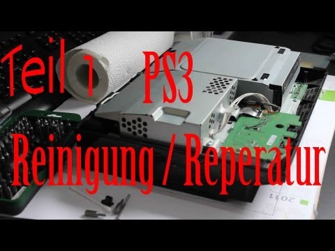 Playstation 3 Laufwerk defekt? Muss nicht sein! Tutorial Reinigung und Laufwerktausch Teil 1
