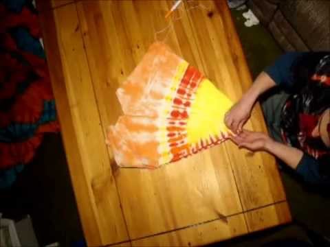 how to tie dye pot leaf t-shirt