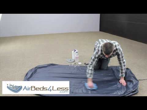 how to find a leak in an inflatable bed