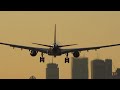 Delta Airlines Airbus A330 Landing Boston Logan Airport - November 21, 2009