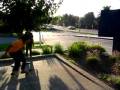 Michael Didyk ollies into a sign (2)