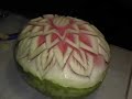 fruit carving hobby watermelon part 1