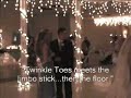Groomsman falls short of graceful. Groomsman falls short of graceful.