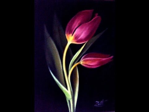 COMO PINTAR TULIPAS