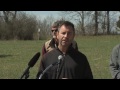 planting trees for Break a Bat, Plant a Tree campaign