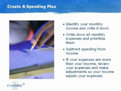 how to budget plan