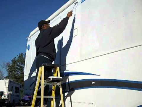 how to paint a rv trailer