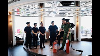 Thực tập phương án chữa cháy và phương án cứu nạn cứu hộ trên du thuyền GRAND PIONEERS II