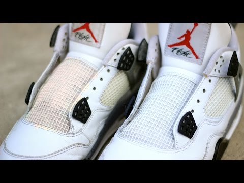 how to whiten netting on jordan 4