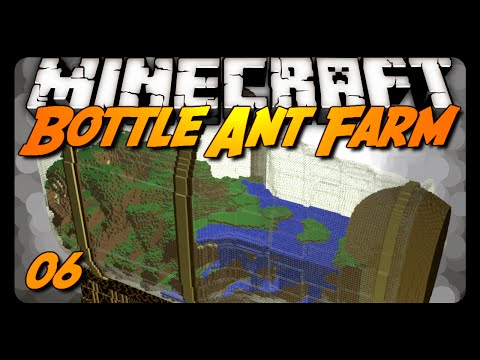 Minecraft | Bottle Ant Farm Survival - 06 - HUNT FOR THE GOLDEN APPLE!