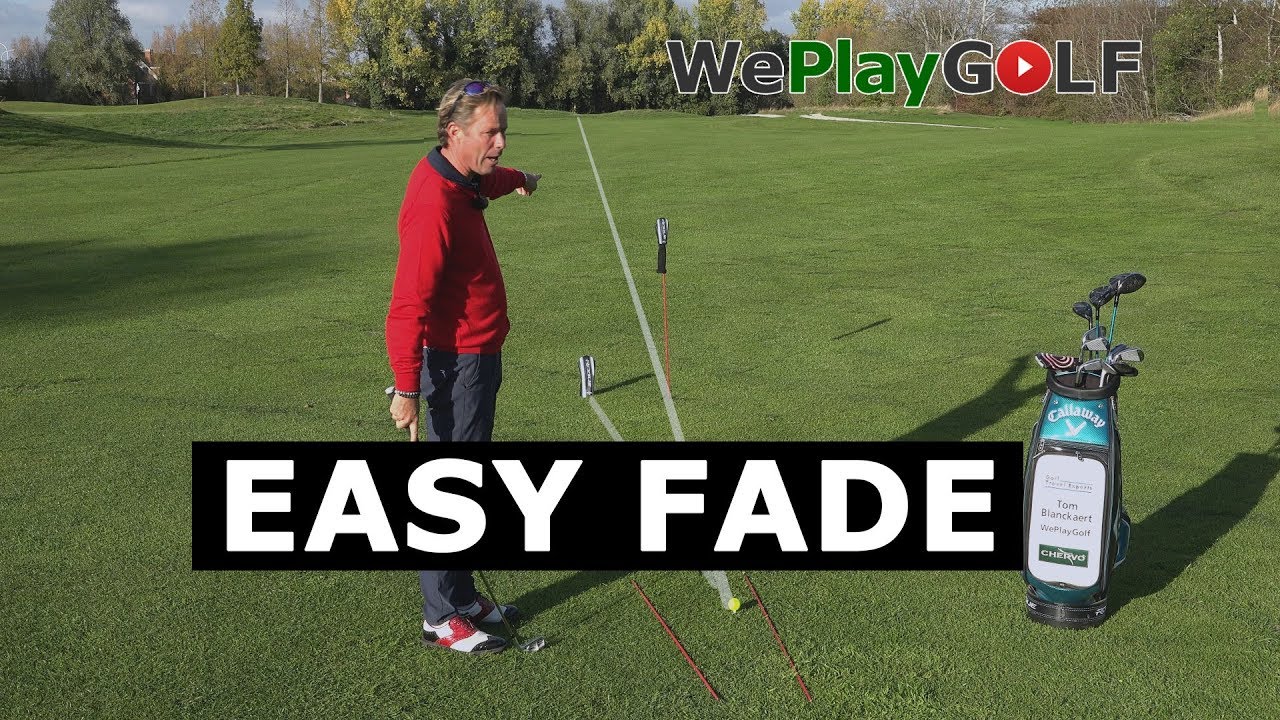 Easy tip to fade the golf ball 