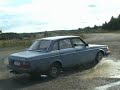 Volvo cars racing in a gravelpit