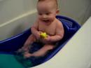 Fun bath time