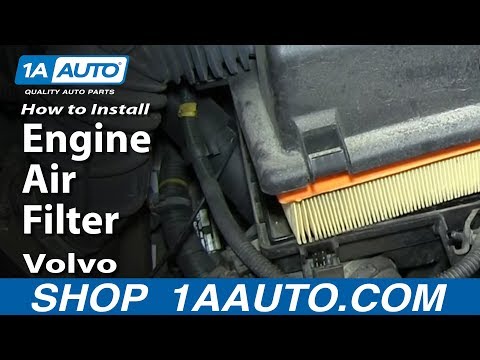 How To Install Replace Engine Air Filter Volvo V70