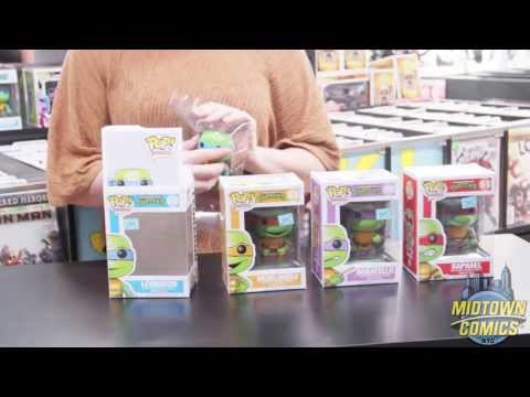 teenage television - Midtown Comics brings you a look at the POP Television Teenage Mutant Ninja Turtles Vinyl Figures from Funko! Find it on our site here: http://bit.ly/10nuE7F...