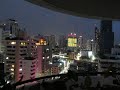 2 minutes of Rain from my Bangkok balcony