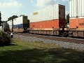 BNSF 7279 Lead Container, BNSF 4041 Lead Container and BNSF 9698 Lead M-GALBRC