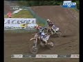 Battle between Cairoli and Sympson in motocross Mx2