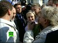 Медведев и Путин вышли на демонстрацию 1 мая