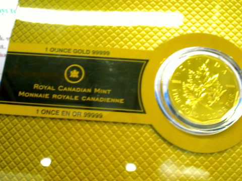 2007 1oz Canada Royal Mint Gold Maple, 0.99999 Fine