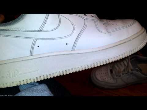 how to whiten air force one soles