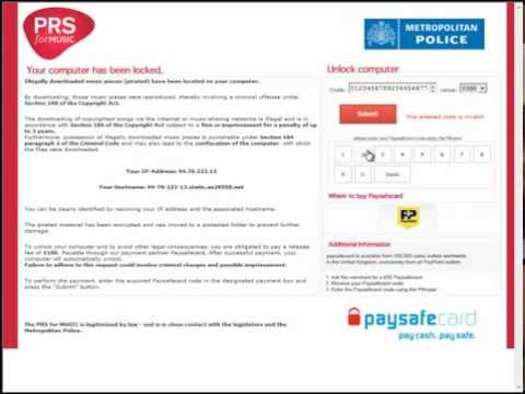 how to remove ukash virus windows 7