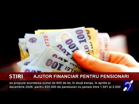 Ajutor financiar pentru pensionari