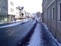 BEX Bayern Express Neoplan Skyliner 212 im winterlichen Schwandorf