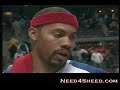 Rasheed Wallace Interview After Bucks Game