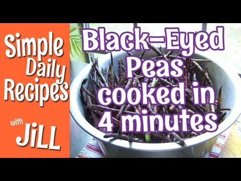 how to harvest black eyed peas