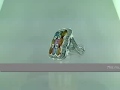 0.73 ct. Diamond & Sapphire Ring, 14k White Gold