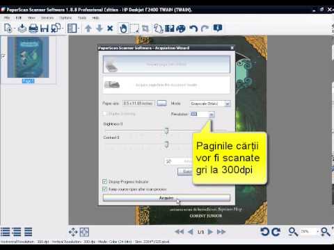 Orpalis PaperScan: Scanare în fereastră