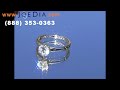 14K White Gold Diamond Solitaire Ring - JD103