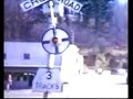 crossing grade signal located at fir street, winlock, washington, circa 1953.  the two main crossings at winlock had these signals until they wre removed in 1973.
