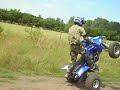 Coaster wheelie on yamaha yfz450 Coaster wheelie on yamaha yfz450